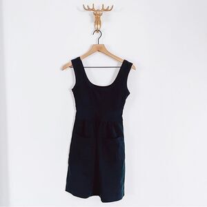Diane von Furstenberg Women's Navy Blue Sleeveless Mini Dress Size 0